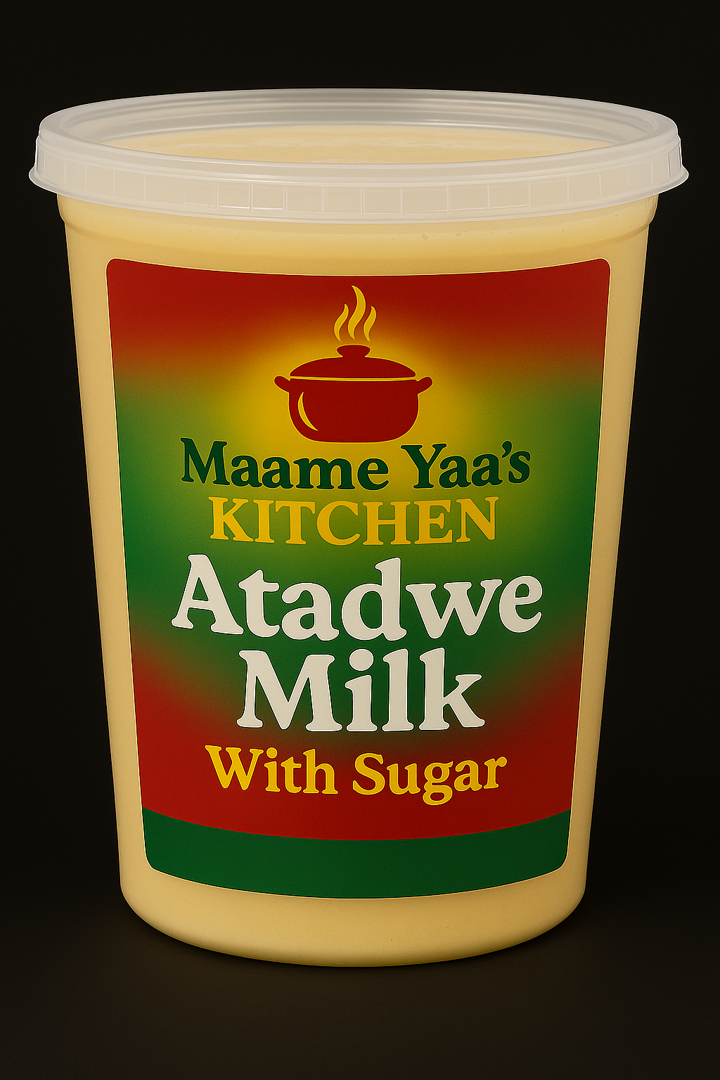 Delicious Atadwe Milk (with Sugar) - traditional Ghanaian dish